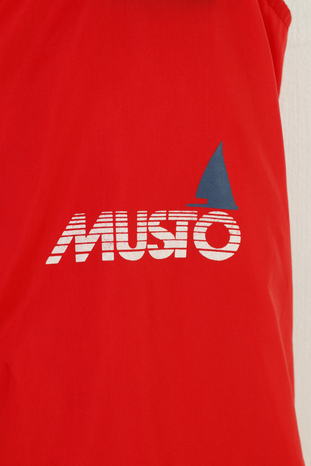 Musto Men L Ski Trousers Red Nylon Waterproof Suspenders  Snowboard Winter Pants