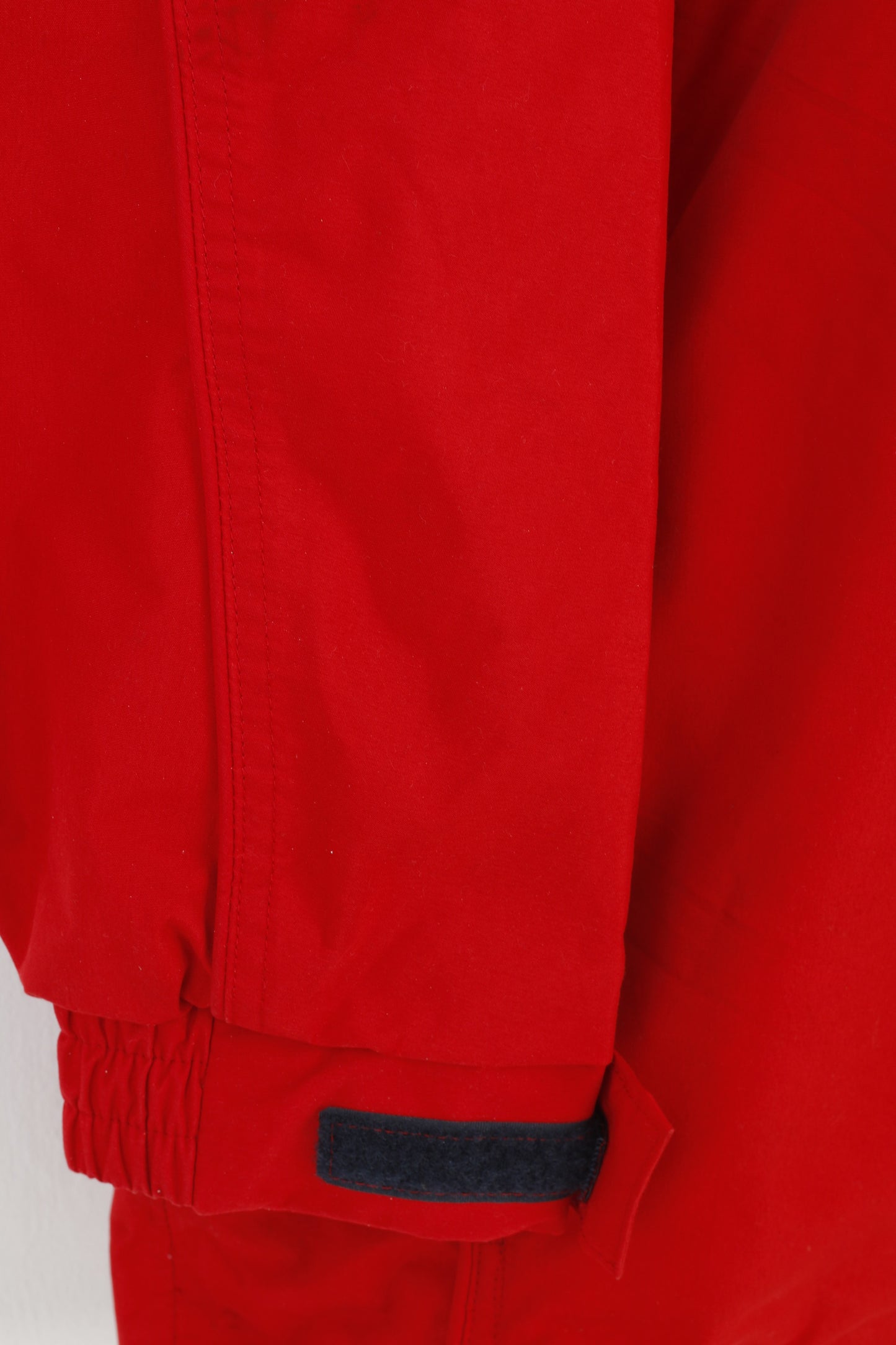 Giacca Trespass Donna M Giacca rossa con cerniera intera Tasche impermeabili Cappuccio Top vintage