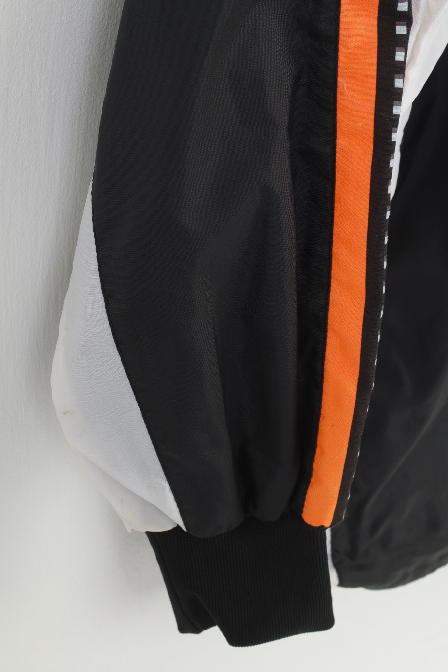Giacca da uomo Newline nera Run Performance Wear Nylon Sport Zip Neck Top 