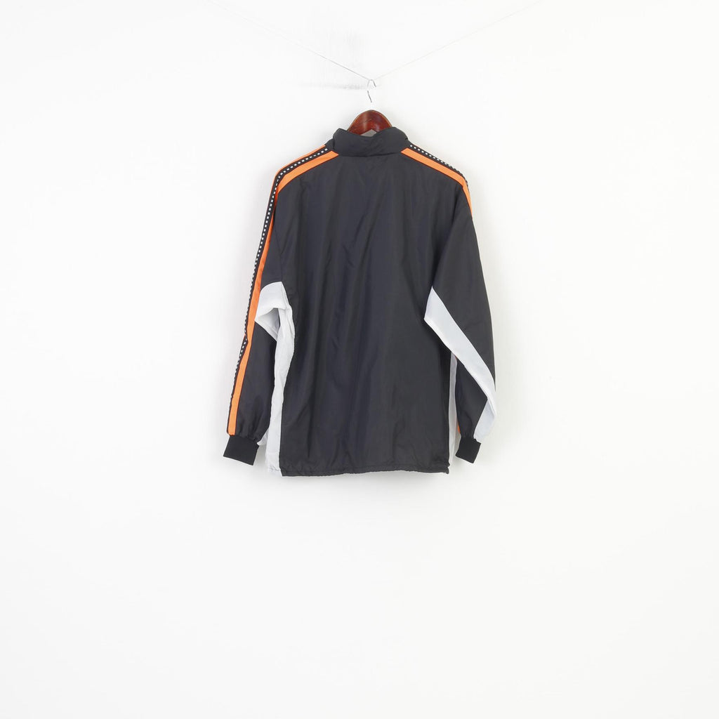 Giacca da uomo Newline nera Run Performance Wear Nylon Sport Zip Neck Top 