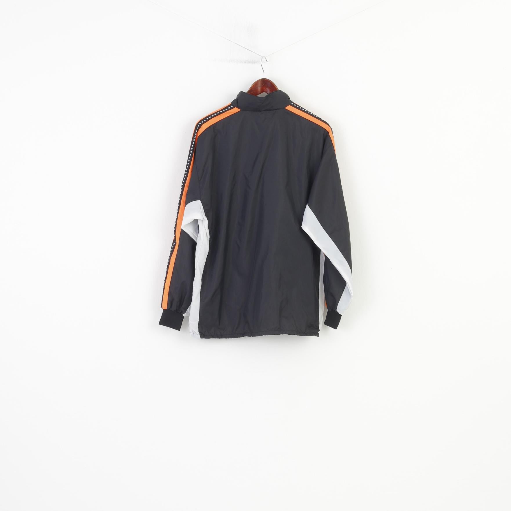 Giacca da uomo Newline nera Run Performance Wear Nylon Sport Zip Neck Top 