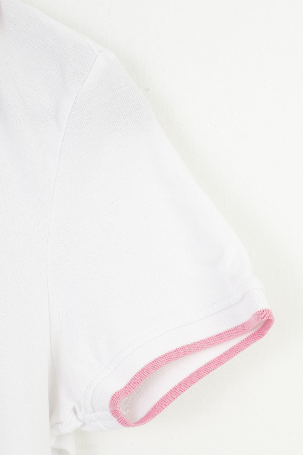 Etirel Femme M Polo Blanc Eté Manches Courtes Coton Haut Classique