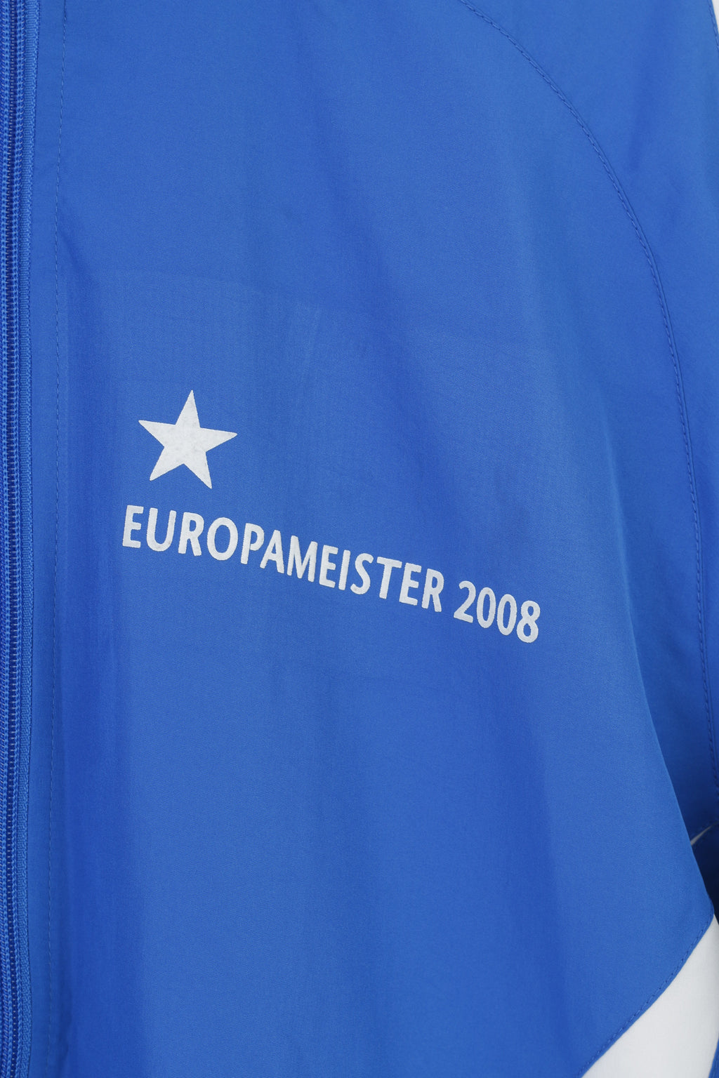 Giacca Erima Uomo 40 42 M Blu Europameister 2008 Calcio Sportswear Vintage Top 