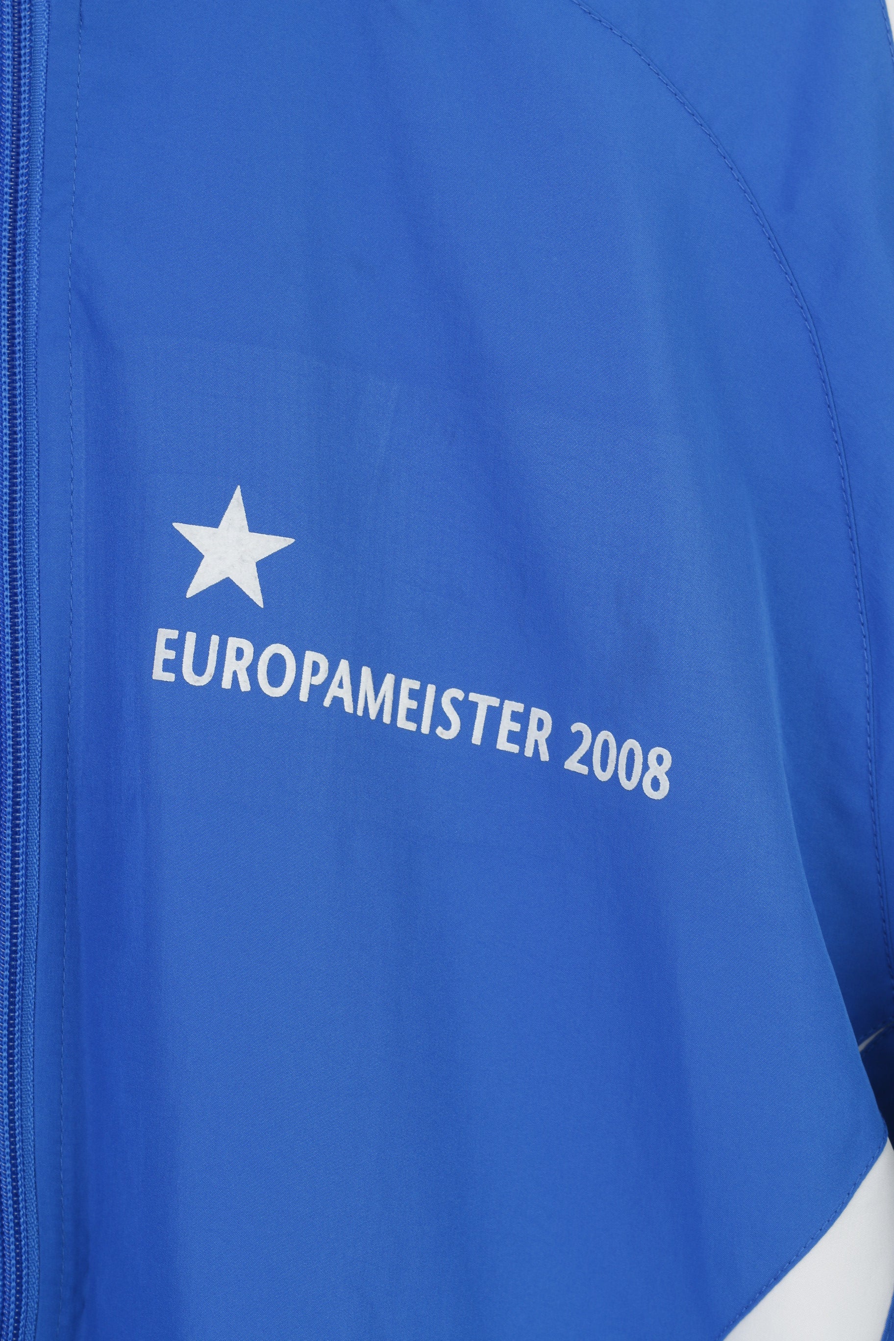 Giacca Erima Uomo 40 42 M Blu Europameister 2008 Calcio Sportswear Vintage Top 