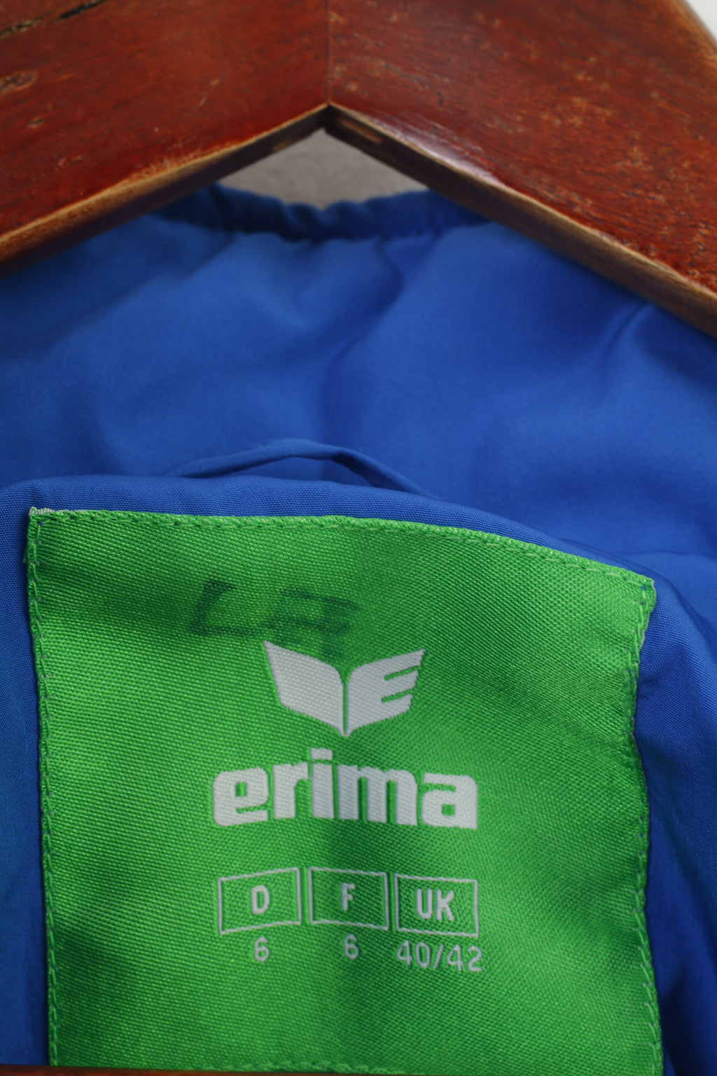 Giacca Erima Uomo 40 42 M Blu Europameister 2008 Calcio Sportswear Vintage Top 