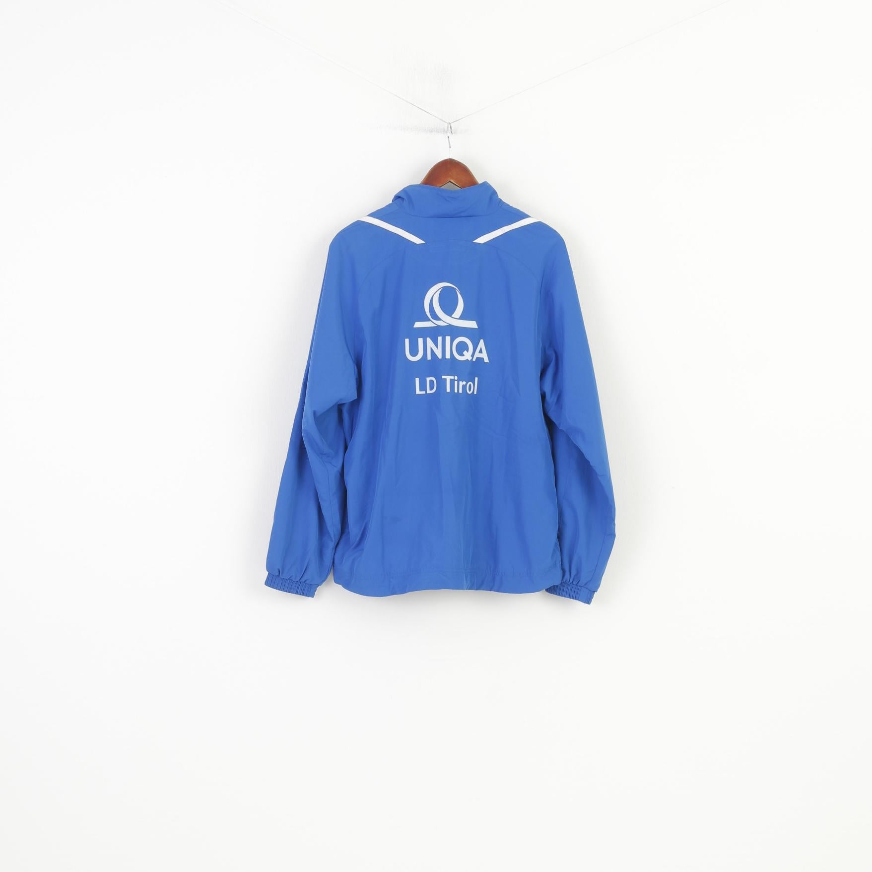Giacca Erima Uomo 40 42 M Blu Europameister 2008 Calcio Sportswear Vintage Top 
