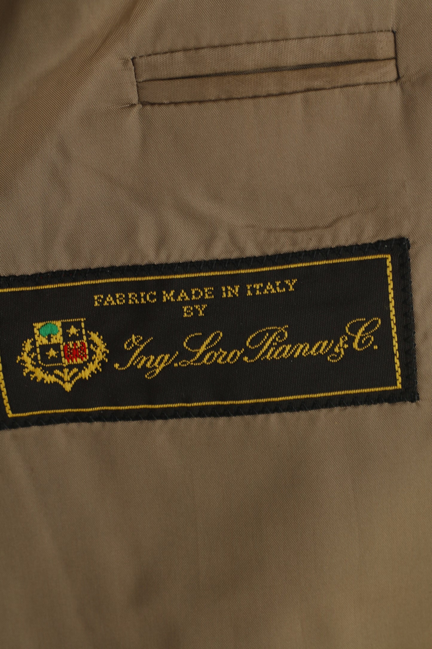Hugo Boss Uomo 102 40 Blazer Vintage Marrone Lana Loro Piana Giacca Vintage Petto Classico