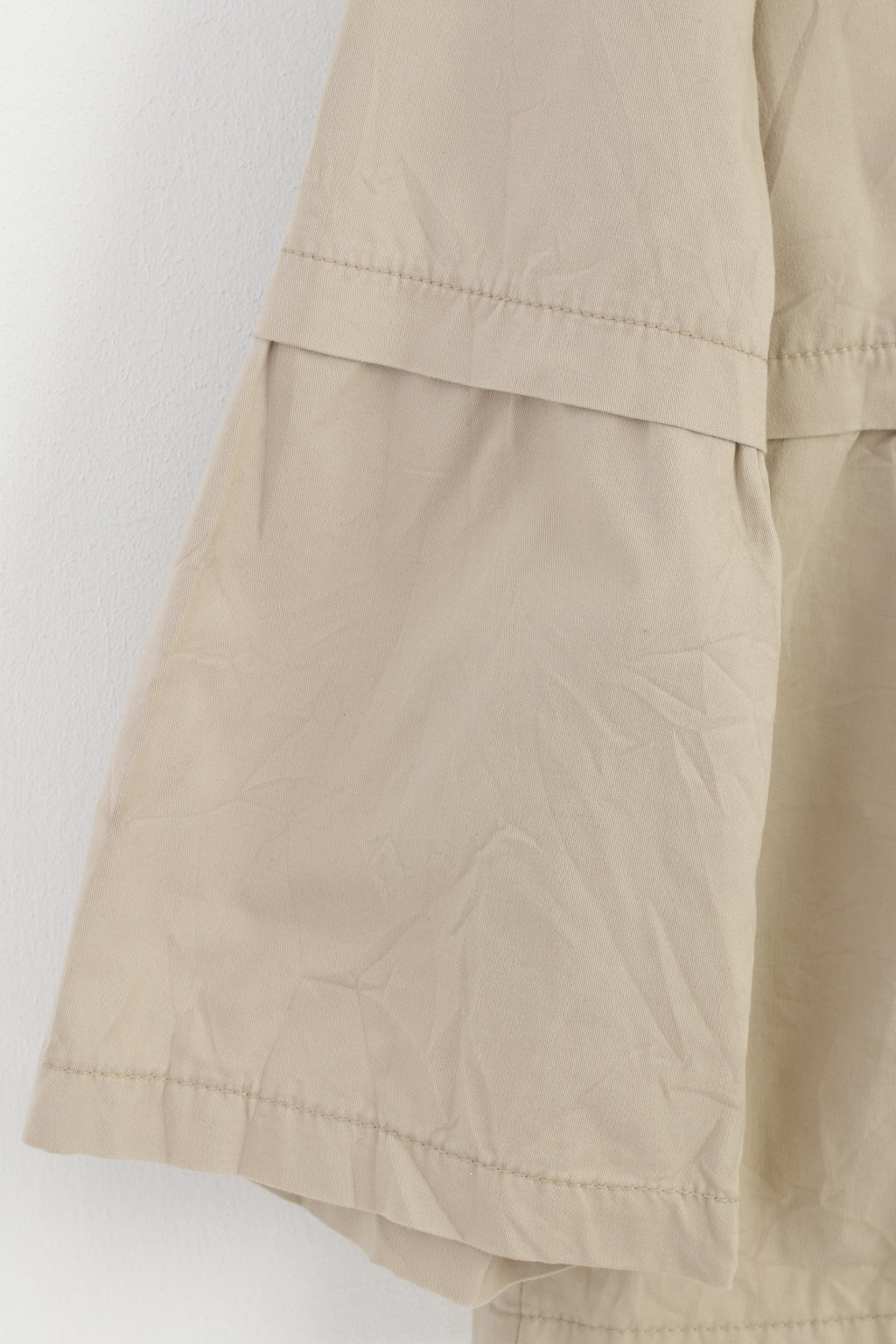 Tom Tailor Femmes 42 M Blazer Trapèze Beige Coton Veste Simple Boutonnage Haut