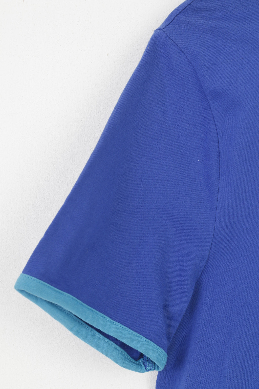 Penguin Men M Polo Shirt Blue Cotton Classic Fit Stretch Top