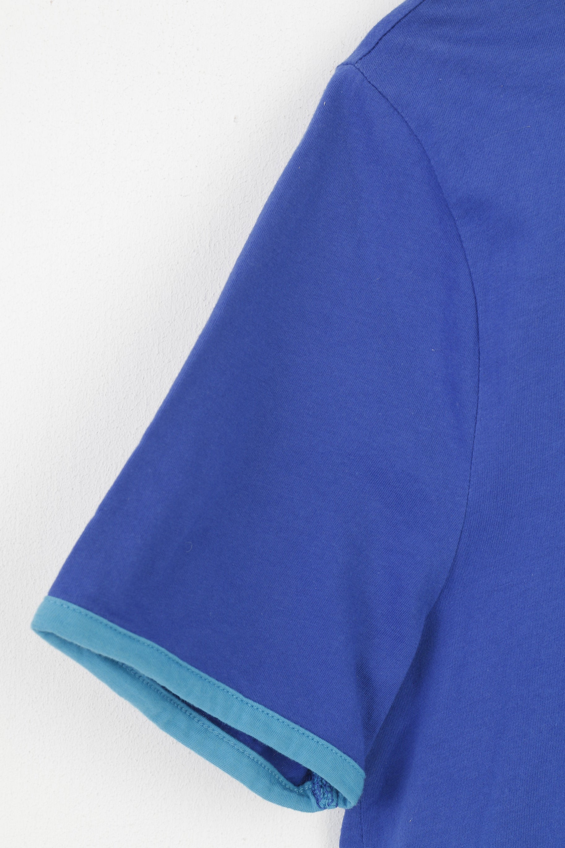 Penguin Men M Polo Shirt Blue Cotton Classic Fit Stretch Top