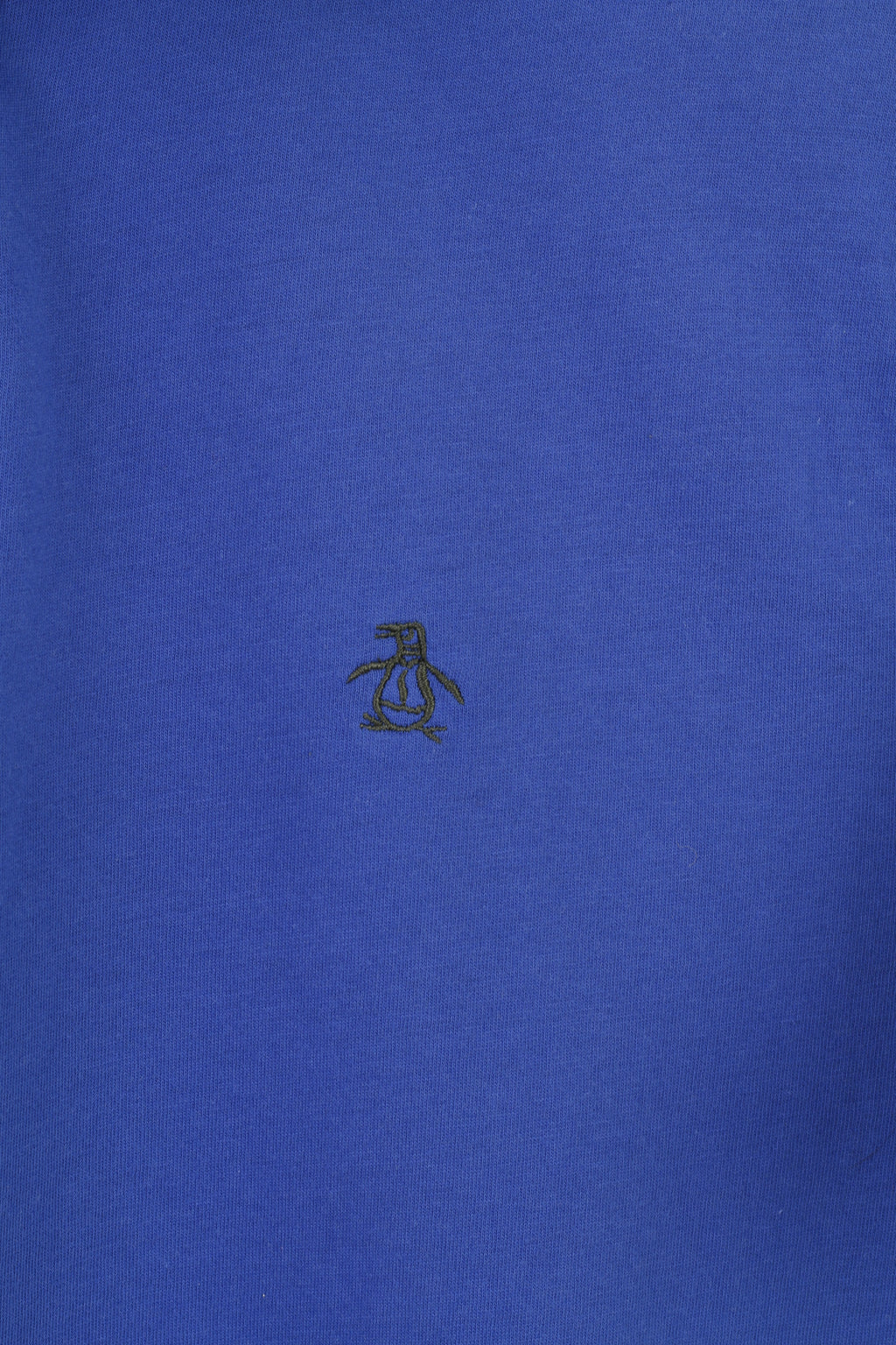 Penguin Men M Polo Shirt Blue Cotton Classic Fit Stretch Top