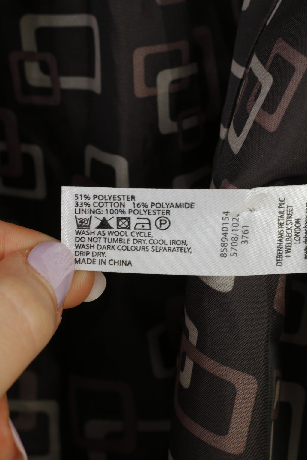 Collection Debenhams Women 20 XXL Coat Brown Soft Nylon Double Breasted Trench Vintage Bottoms Top