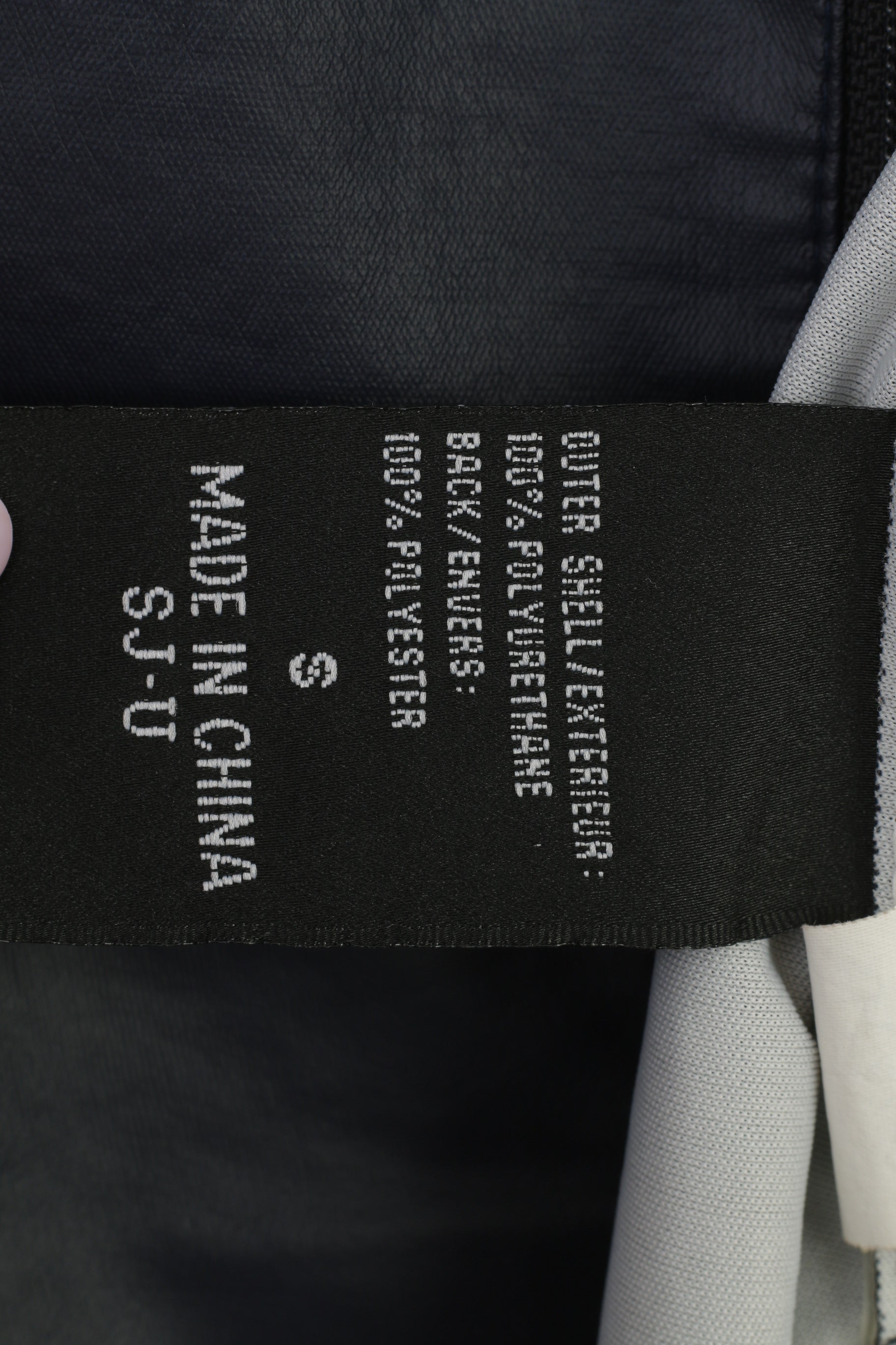 Helly Hansen Veste Homme Marine Vintage Brillant Polyuréthane Fermeture Éclair Complète Haut Imperméable Extérieur