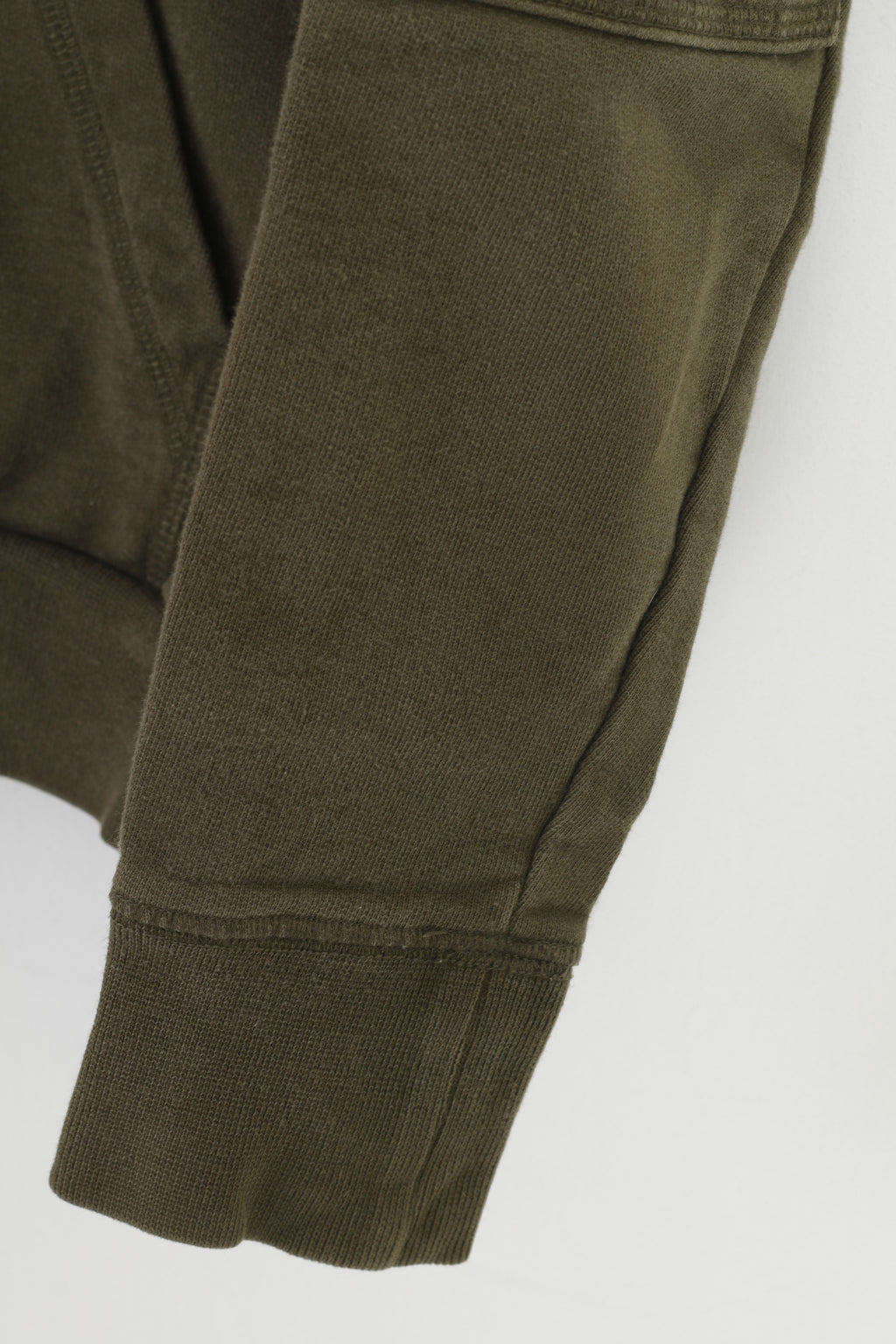 Hummel Donna XS Felpa con cappuccio in cotone Verde Toppe sportive Top con colletto con cerniera