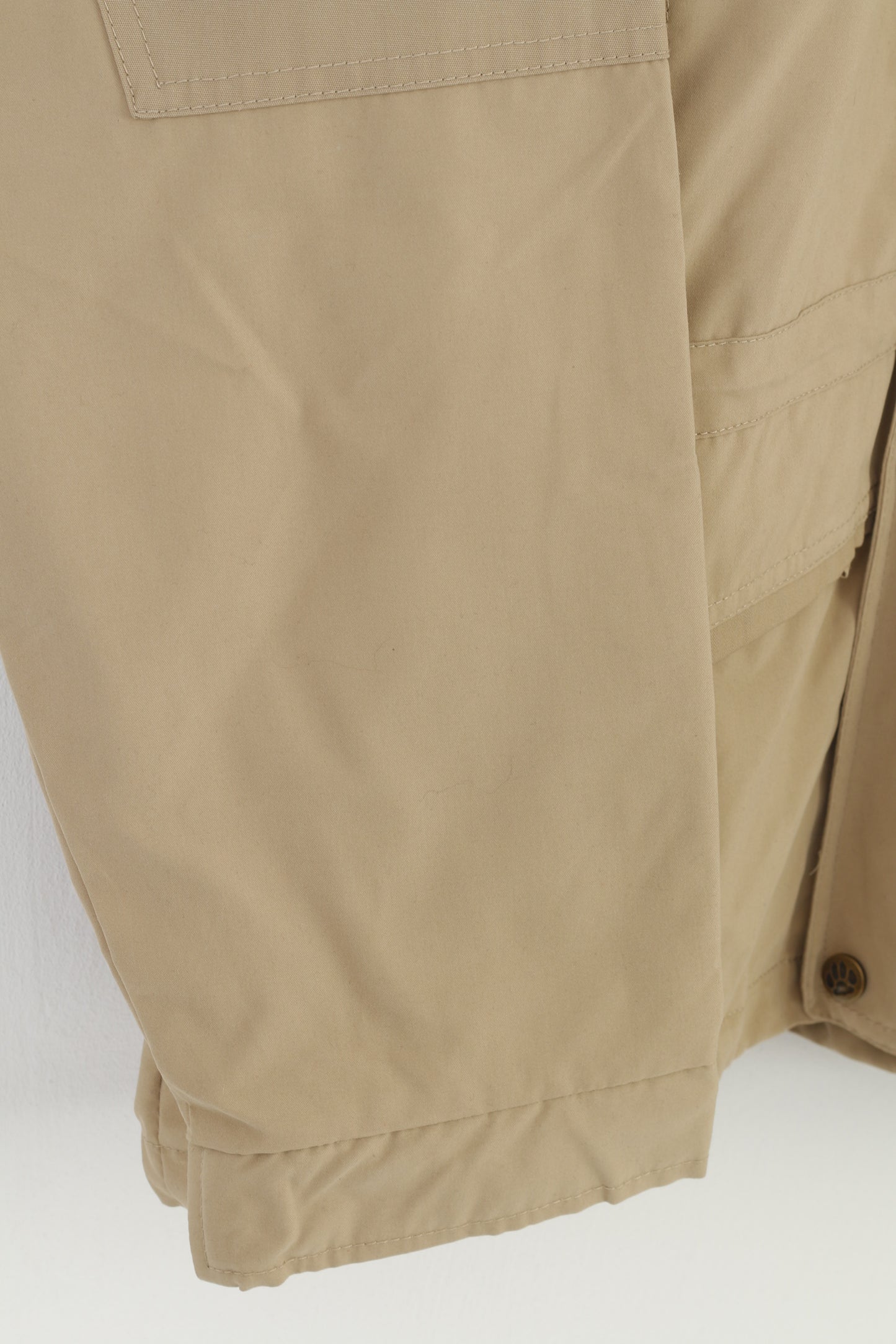 Nouveau Gaupa garçons 16 ans veste à capuche Beige pleine fermeture éclair norvège extérieur Vintage poches haut 