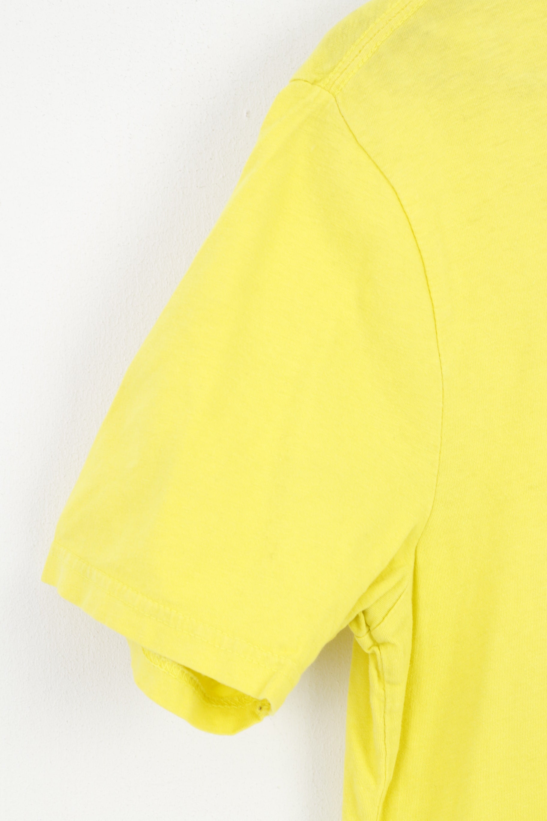 Penguin Men S T-Shirt Yellow Cotton Crew Neck Summer Penguin Graphic Top