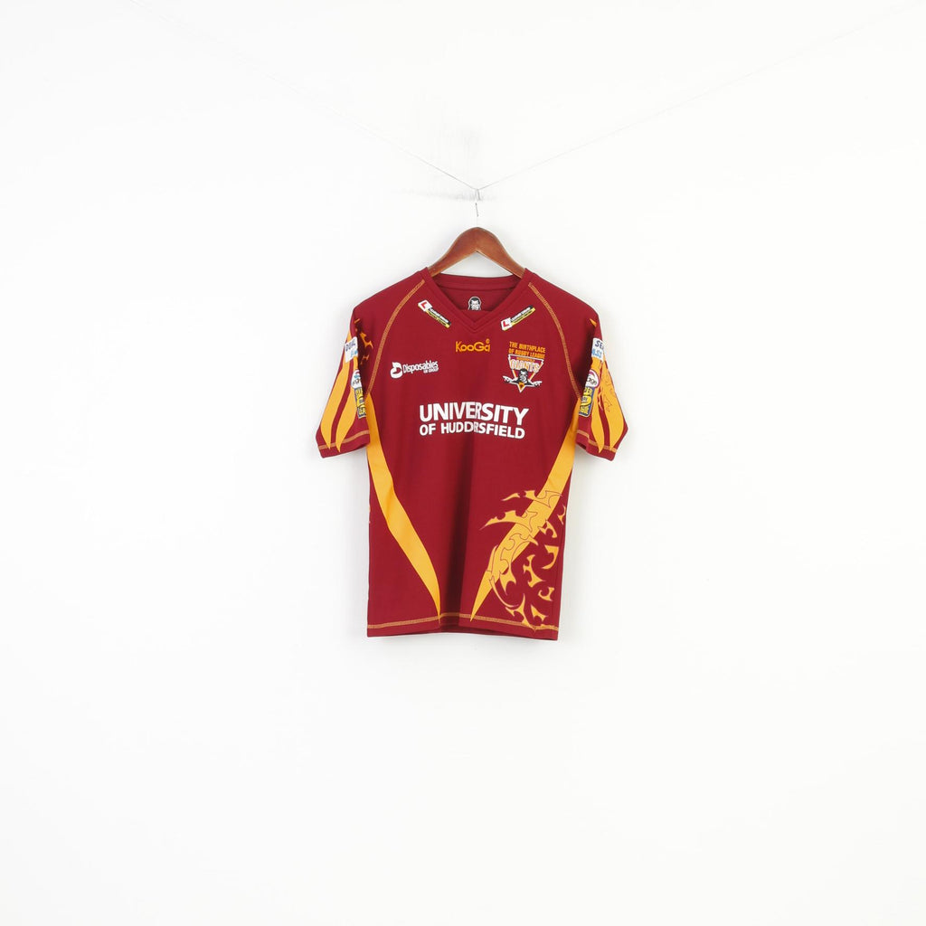 Kooga Boys L 10 Age T-Shirt Huddersfield Giants League Jersey LGB Rugby Sport Vintage Top