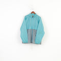 Active Men 2XL Jacket Light Nylon Hidden Hood Grey Green Sport Waterproof Full Zipper Top