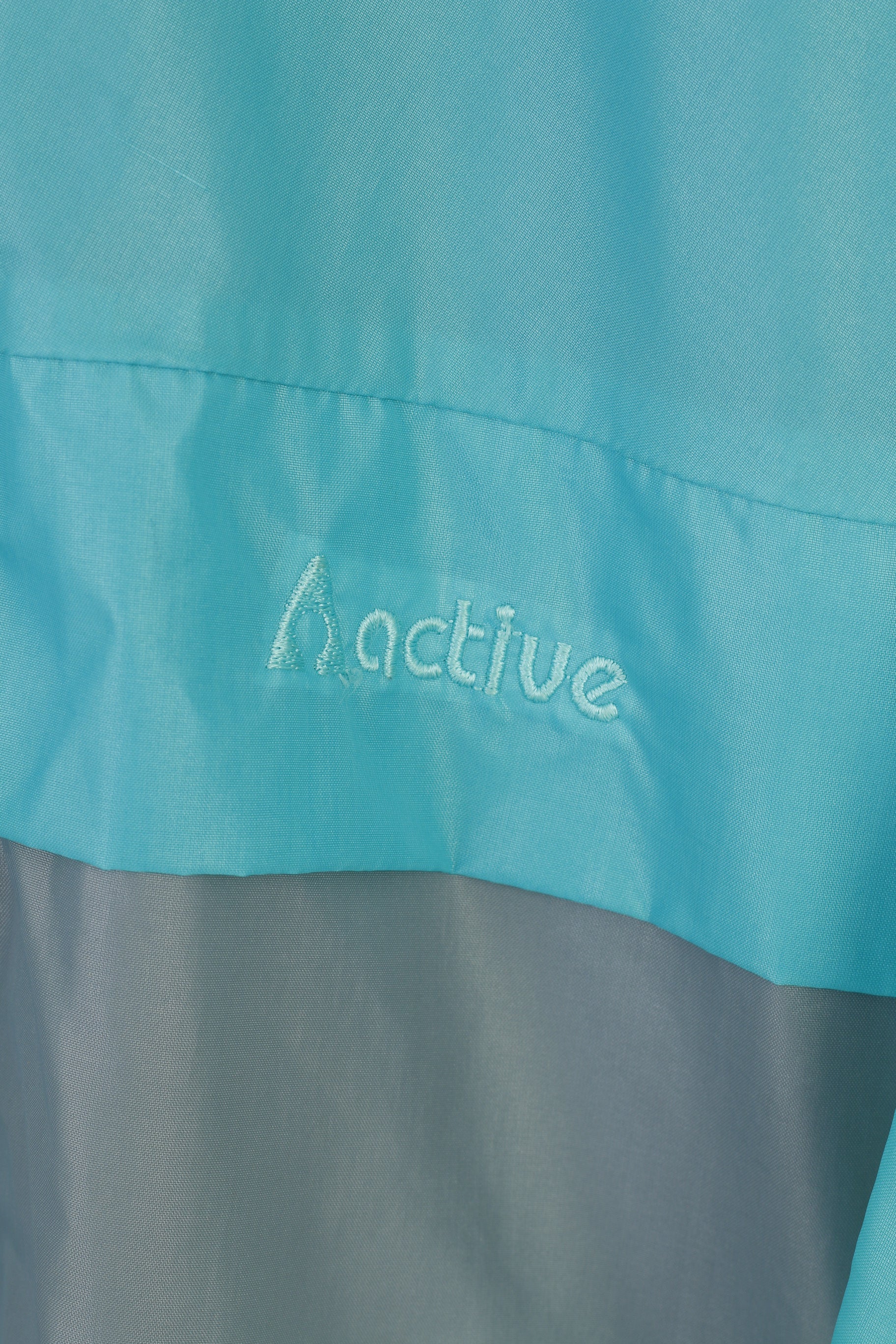 Veste Active Men 2XL en Nylon léger, capuche cachée, gris vert, Sport, imperméable, fermeture éclair complète