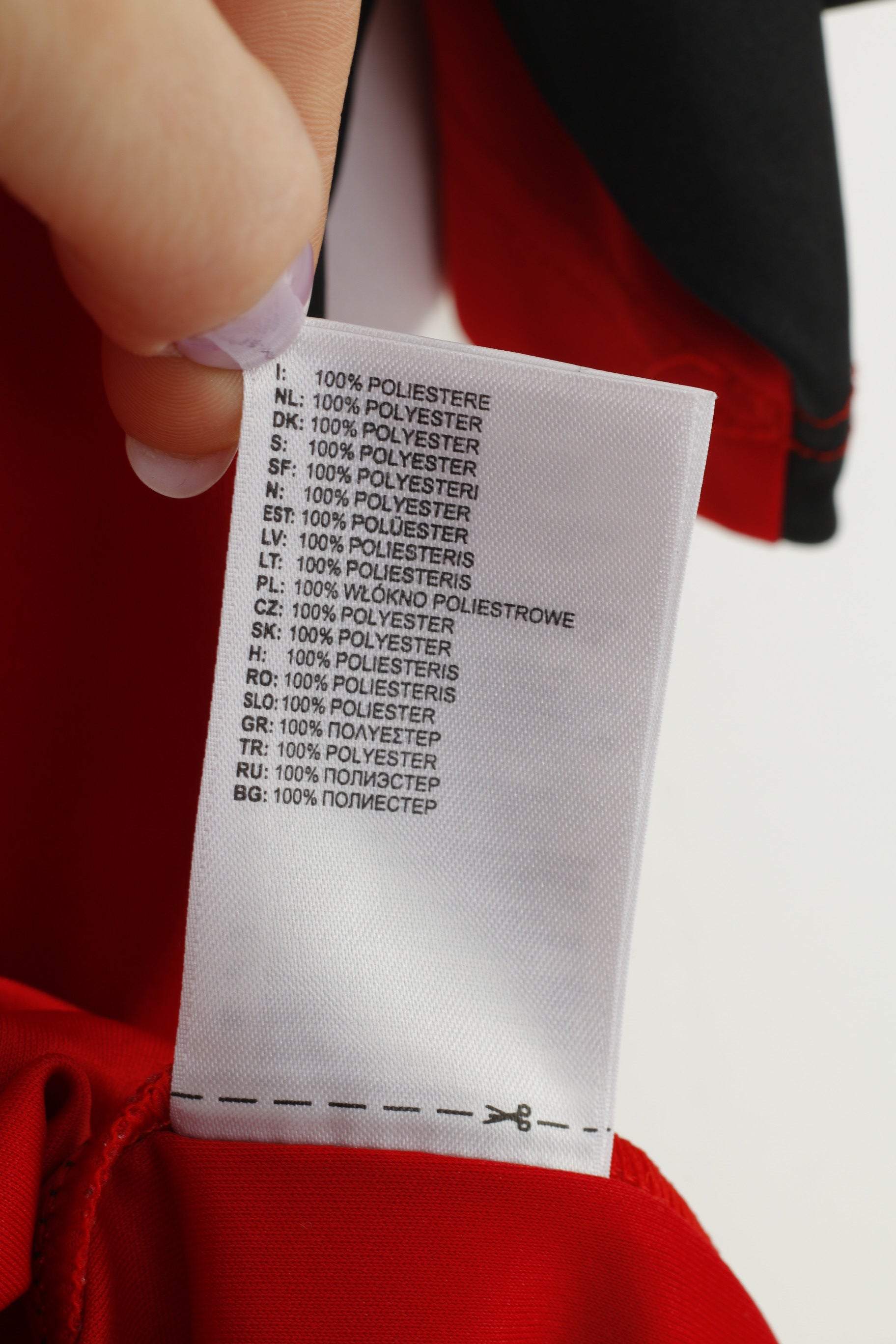 Adidas Hommes 38 40 M Chemise Jersey Team Sportia Rouge FBC Lerum Manches Courtes Vintage Top