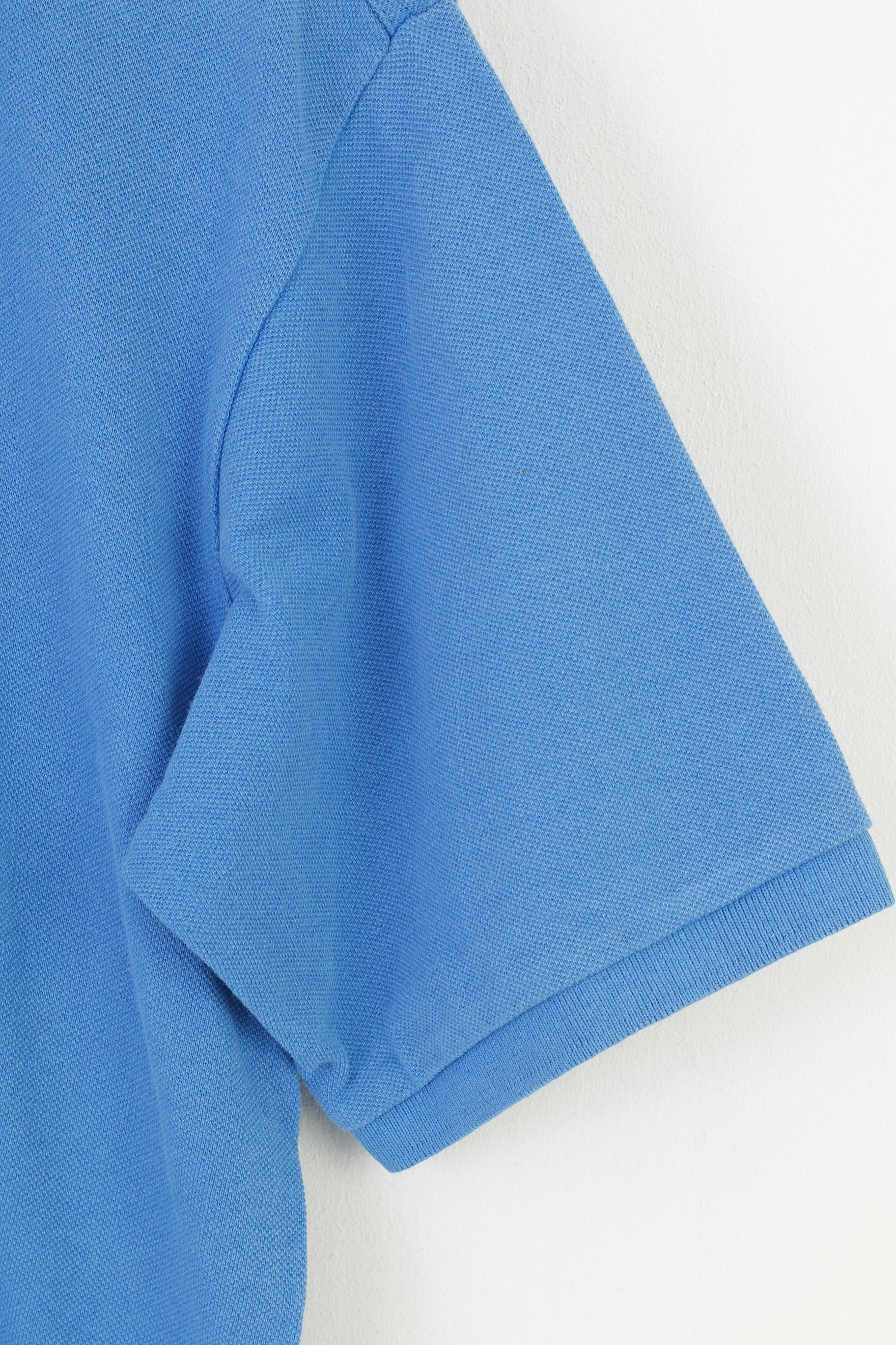 Robe Di Kappa Polo da uomo M in cotone con logo blu oro e colletto a maniche corte