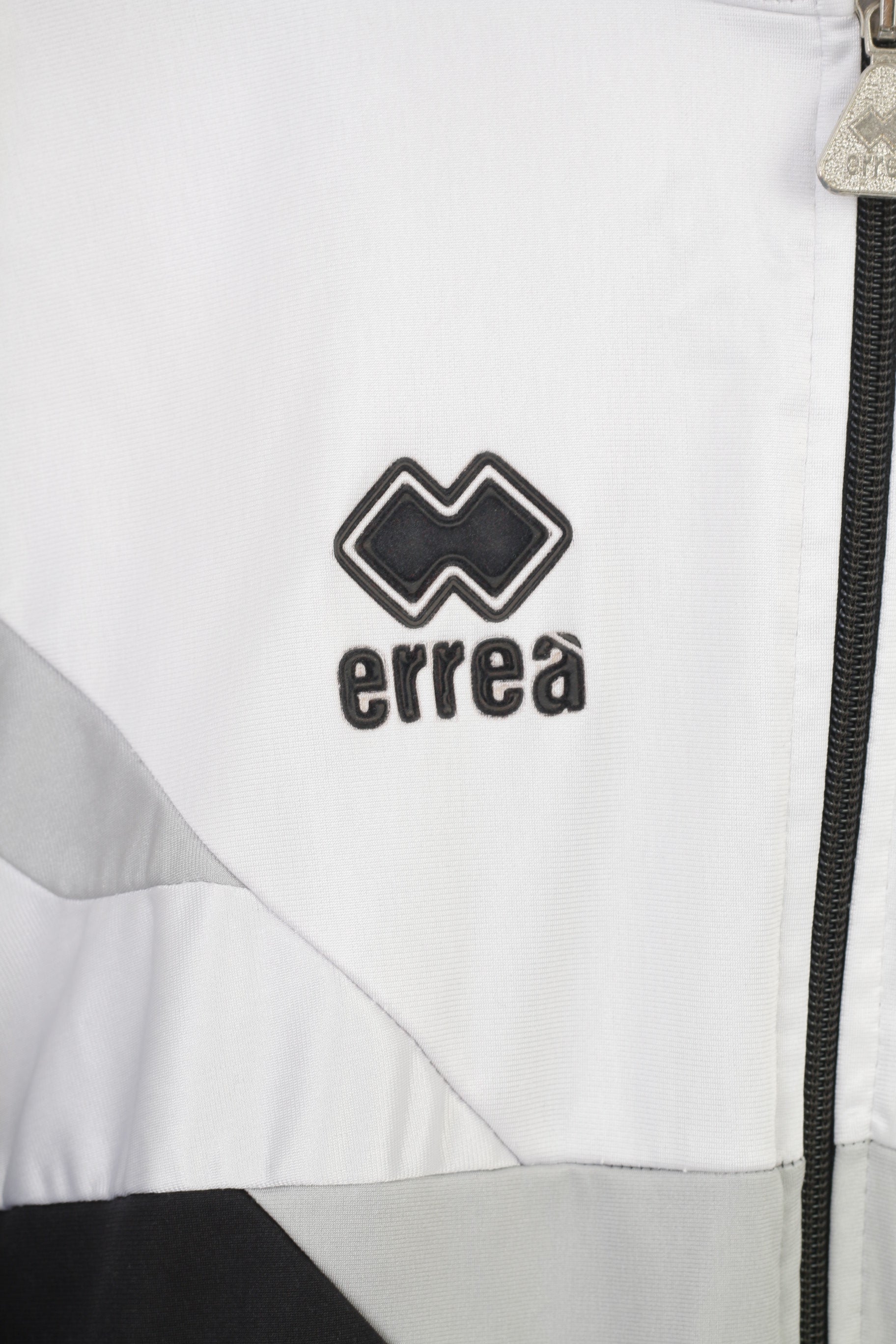 Errea Men 2XL Sweatshirt Full Zipper Sportswea Black White Top