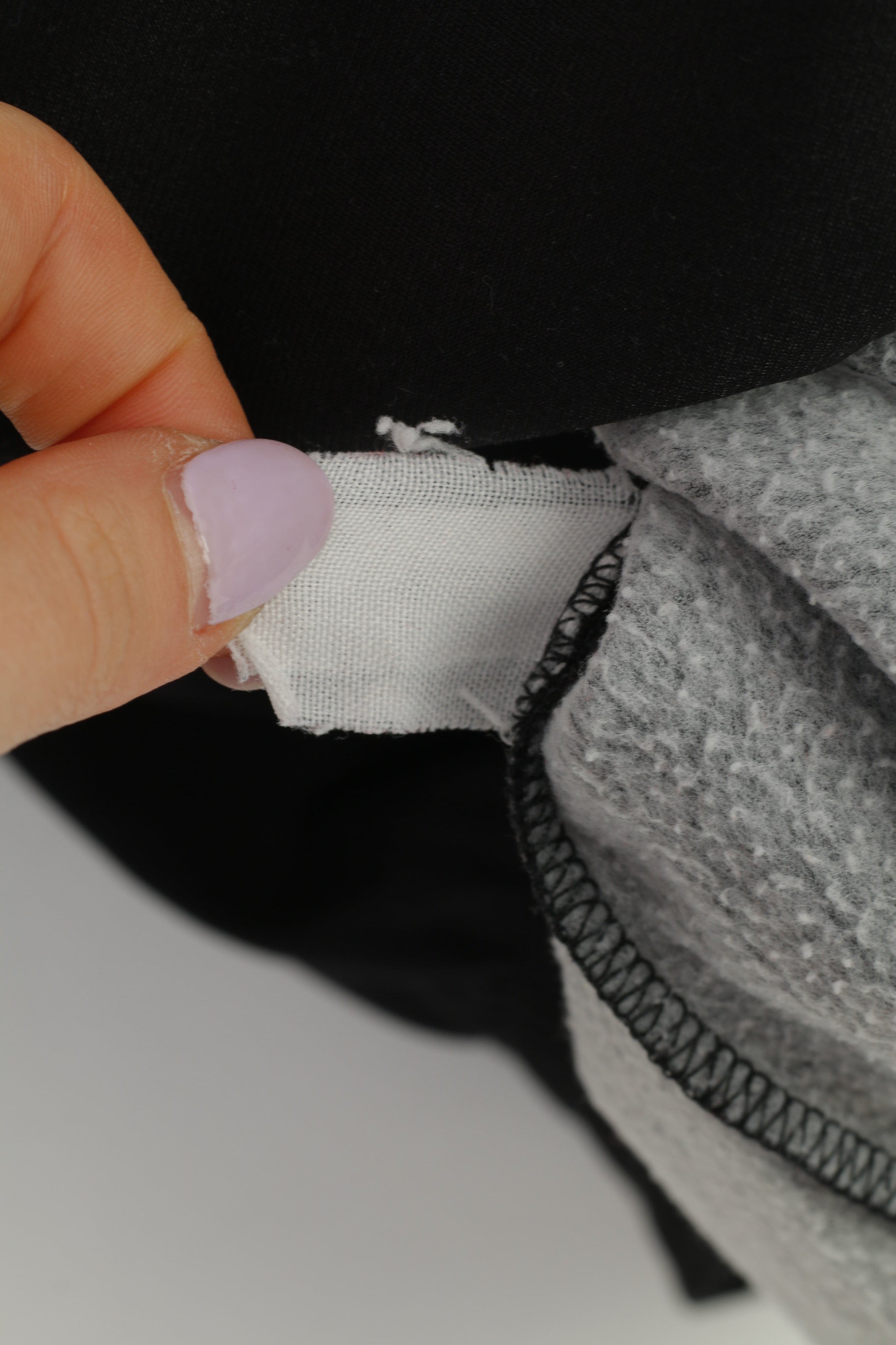 Errea Men 2XL Sweatshirt Full Zipper Sportswea Black White Top