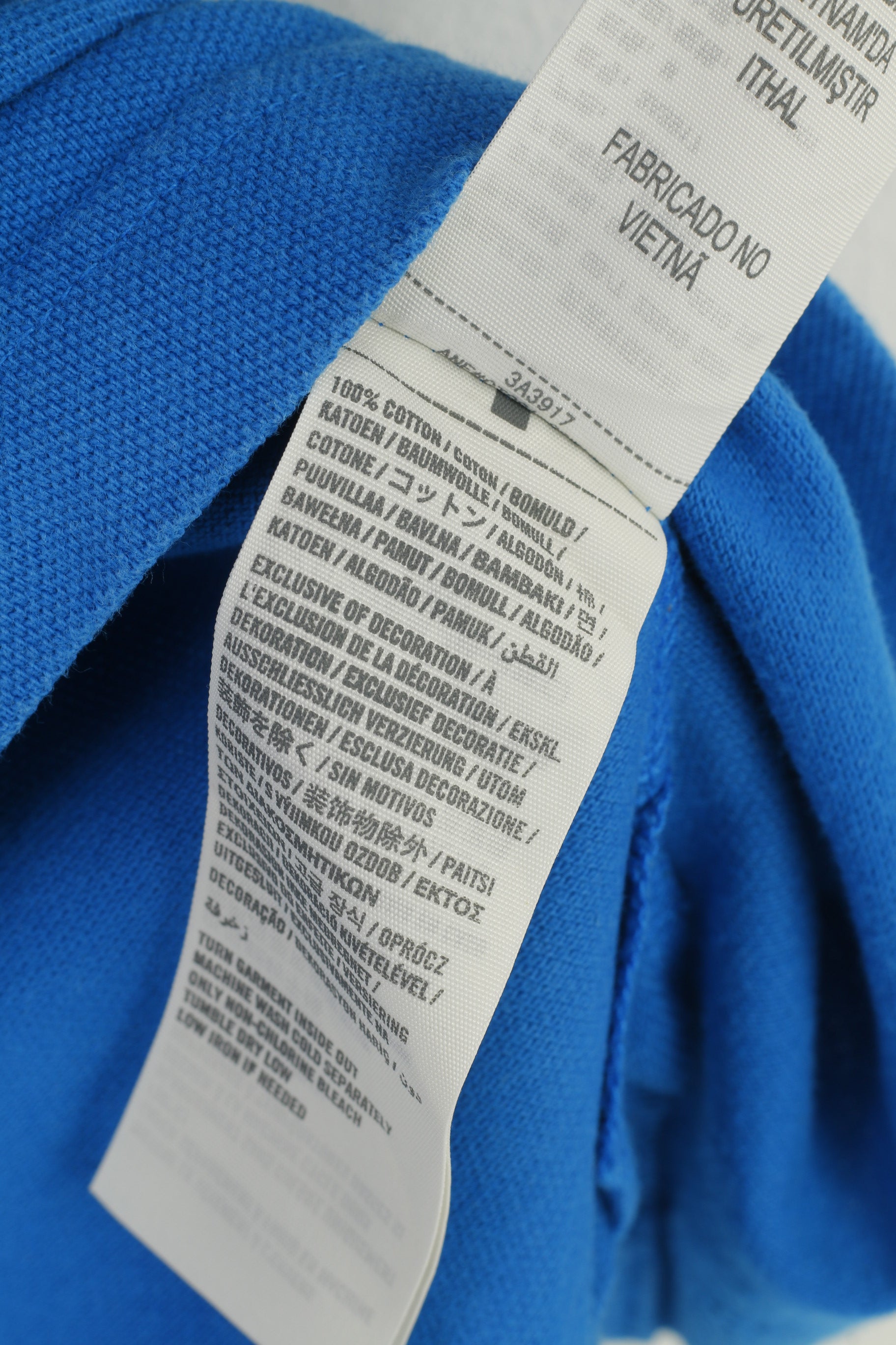 Hollister Men M Polo Shirt Blue Cotton Detailed  Slim Fit Top