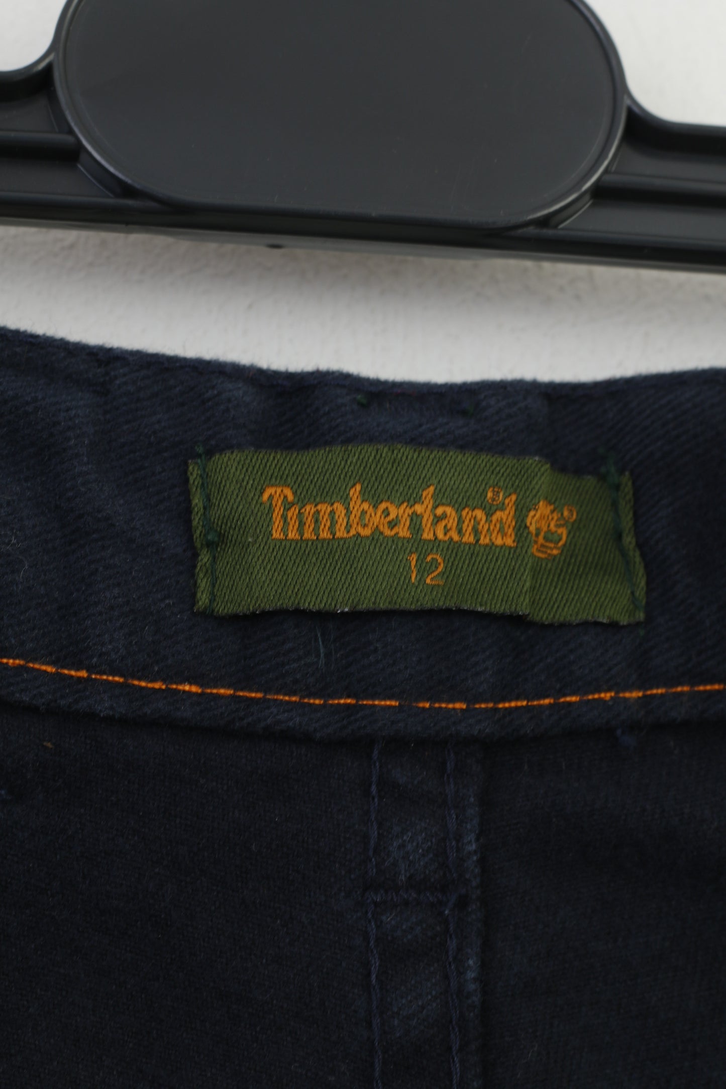 Timberland Boys 12 Age Pantalon Pantalon en jean vintage en coton bleu marine