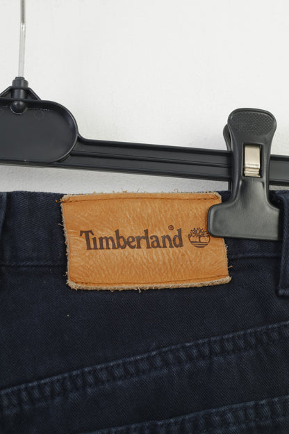 Timberland Boys 12 Age Pantalon Pantalon en jean vintage en coton bleu marine