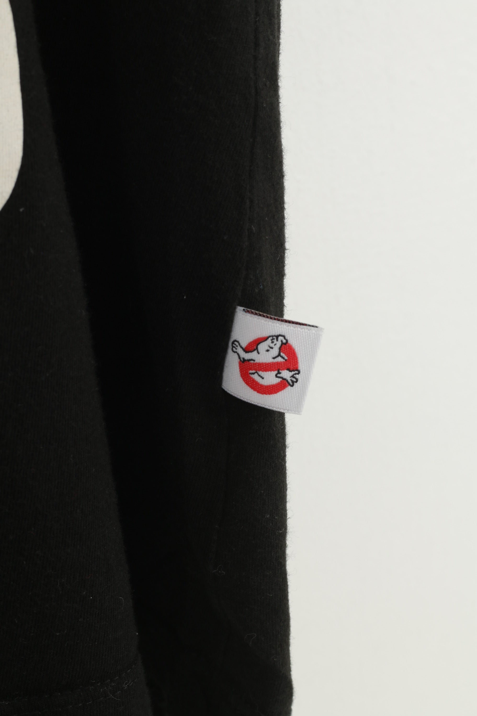 Ghostbusters Canotta da donna XS Canottiera Canottiera Canottiera estiva con grafica fantasma vintage in cotone nero 