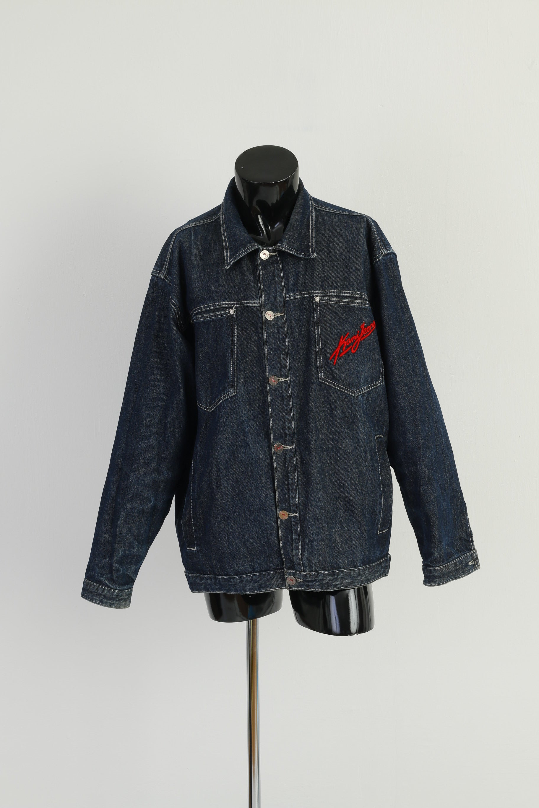Denim Jacket Karl Kani Signature Denim Hoodie Karl Kani Teddy