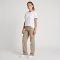 Stefanel Woman S Trousers Brown CottonCorduroy Vtg Wide Leg Low Waist Pockets Top
