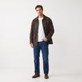 Clinton Pelle Men L Jacket Brown Leather Vintage Made in Italy Western Top