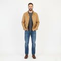 Lavorazione Artigiana Men L (M) Leather Jacket Camel Leather Made in Italy Classic Vintage 