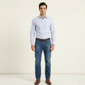 enim & Supply Ralph Lauren Men 31 Trousers Navy Denim Cotton Straight Pants