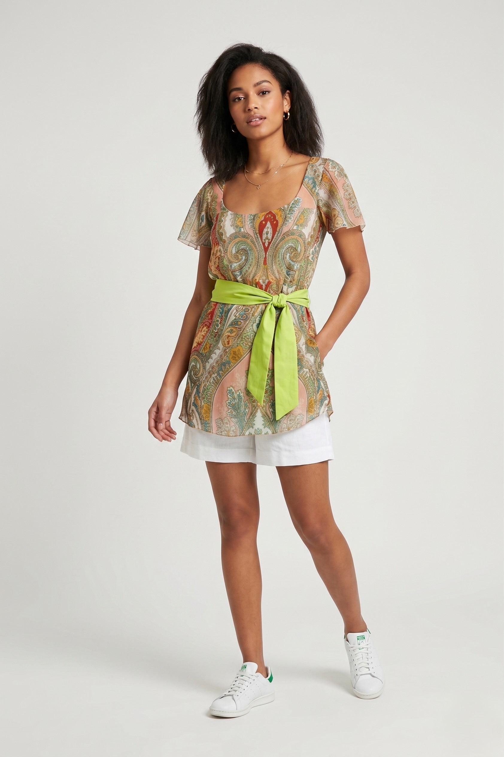 Chemistry Italia Women 1 M Shirt Blosue Tunic Multicolor Transparent Top