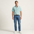 Ralph Lauren Men S Casual Shirt Green Check Cotton Short Sleeve Classic Fit Top
