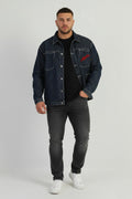 Vintage Karl Kani Denim Jacket  3XL Dark Navy Cotton Hip-Hop Icon