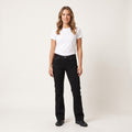 Versace Jeans Couture Women 31 Trousers Black Cotton Straight Stretch Casual Pants