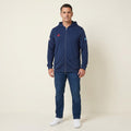 Adidas Team Men XL Sweatshirt Navy Climalite LTA Tennis For Britain Sport Track Top