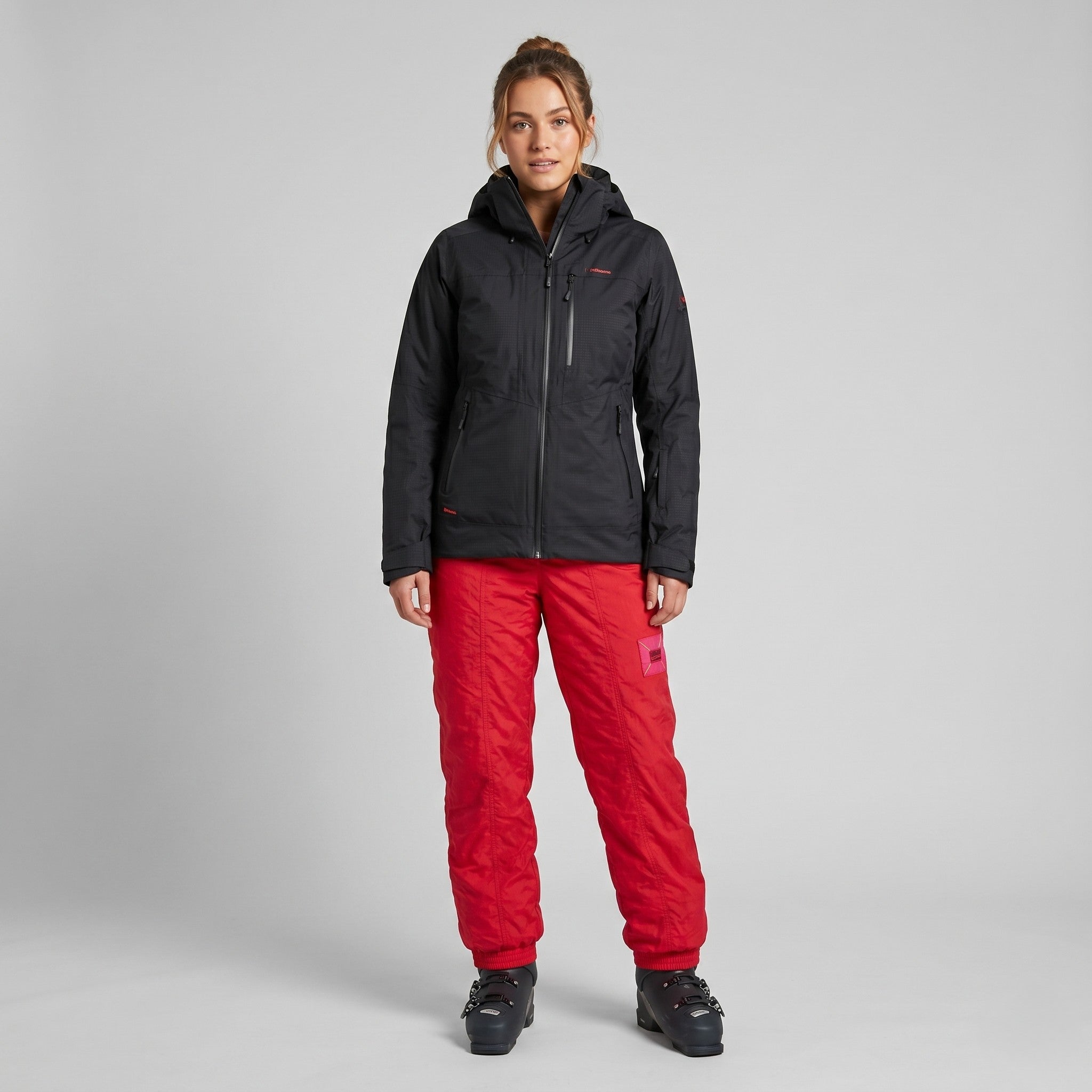 Luhta Sport Women 12 38 Ski Trousers Amaranth Nylon Vintage Snowboard Pants