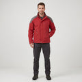 Fretex Men L Jacket Red Vintage  Full Zipper Red Outwear Vintage Top