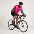 Adidas Men XL Cycling Jacket Pink Giant Bicycles Full Zipper Vintage Bike Wear Top