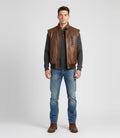 Westbury C&amp;A Hommes S 38 Veste Longue Sympatex Fermeture Éclair Complète Kaki Vintage Haut Rembourré
