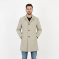 Bugatti Men 40 50 M Coat Beige Vintage 2in1 Removable Lining Classic Overcoat