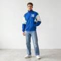 Adidas Men 7 L 180 Sweatshirt Blue ESV West Loma-Sport Nurnberg Vintage Zip Up Top
