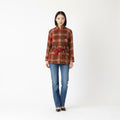 Tommy Hilfiger Women XS Jacket Multicolour Check Wool Single Breasted Belt Top