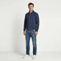 Raw Correctline by G-Star Men XL (L) Sweatshirt Navy Cotton Jumper Full Zipper Top