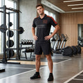 Adidas Men M Polo Shirt Black Cotton Sportswear #3 Activewear Training Top